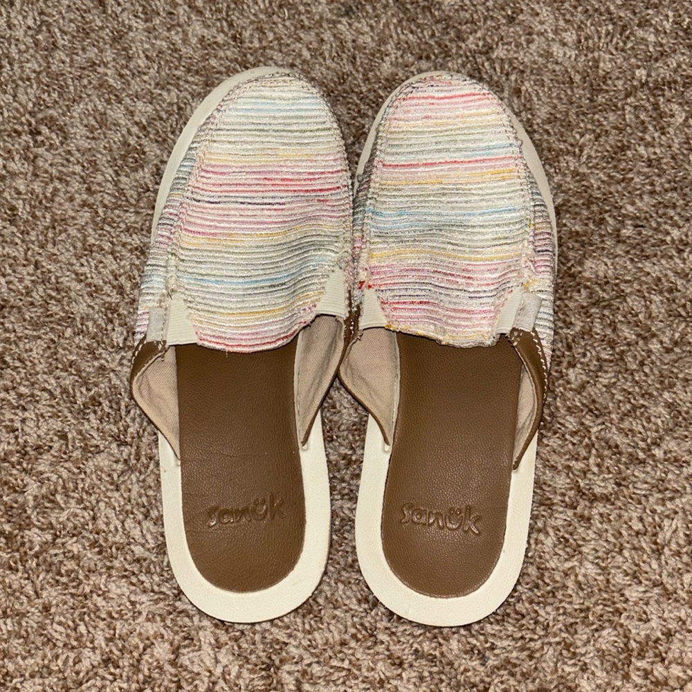 Rainbow Sanuk shoes